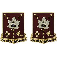 213th ADA (Air Defense Artillery) Regiment Unit Crest (The First Defenders)